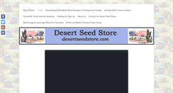Desktop Screenshot of desertseedstore.com