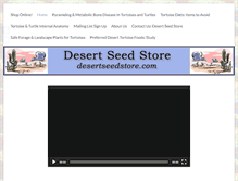 Tablet Screenshot of desertseedstore.com